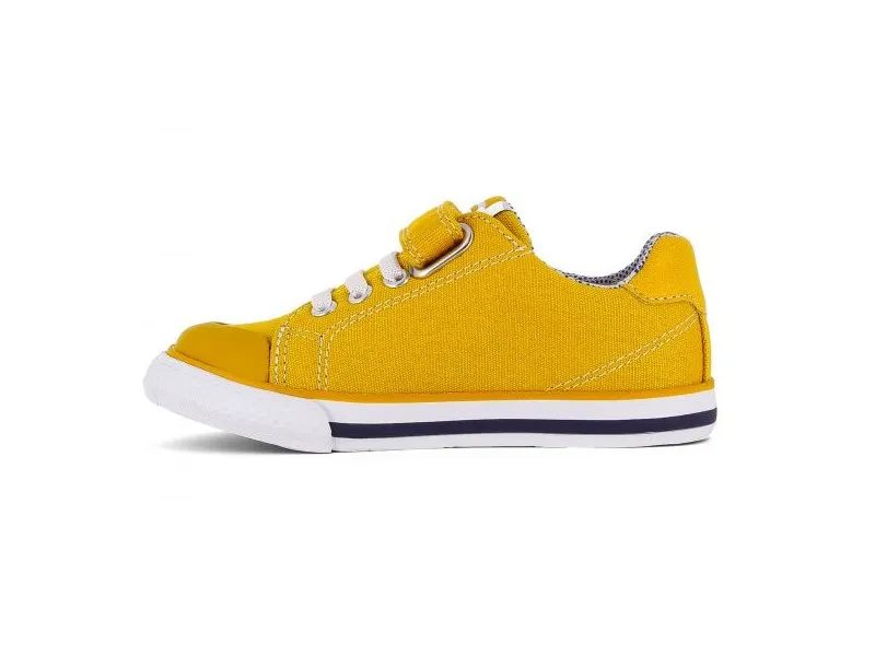 ZAPATILLA DE LONA PARA NIÑO 967720 PABLOSKY EN COLOR MOSTAZA O AZUL