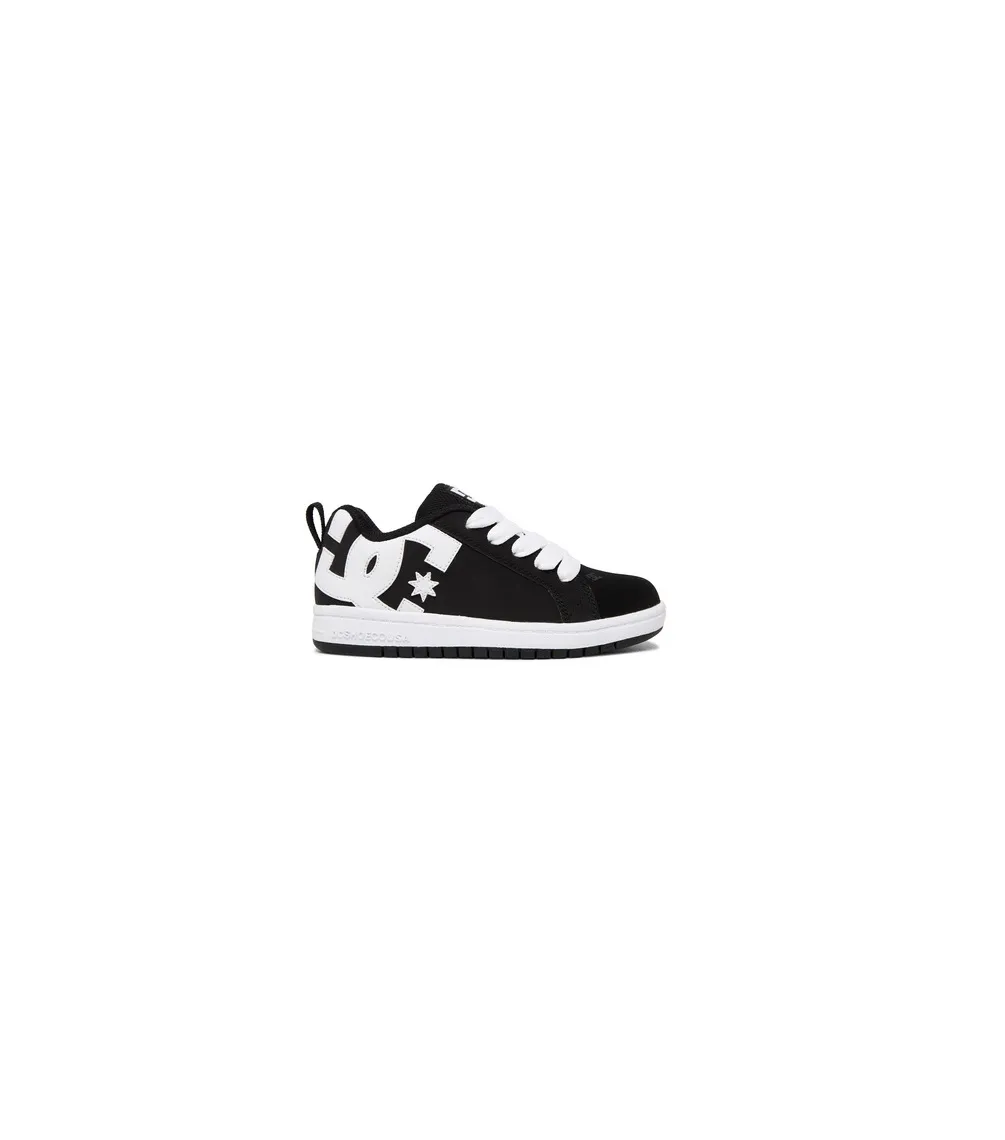 ZAPATILLAS DC COURT GRAFFIK  SHOE BKW  BLACK/WHITE
