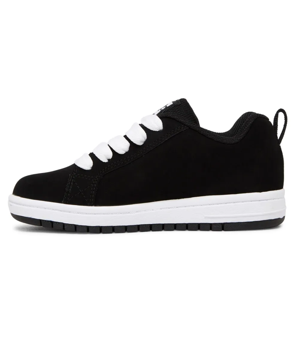 ZAPATILLAS DC COURT GRAFFIK  SHOE BKW  BLACK/WHITE