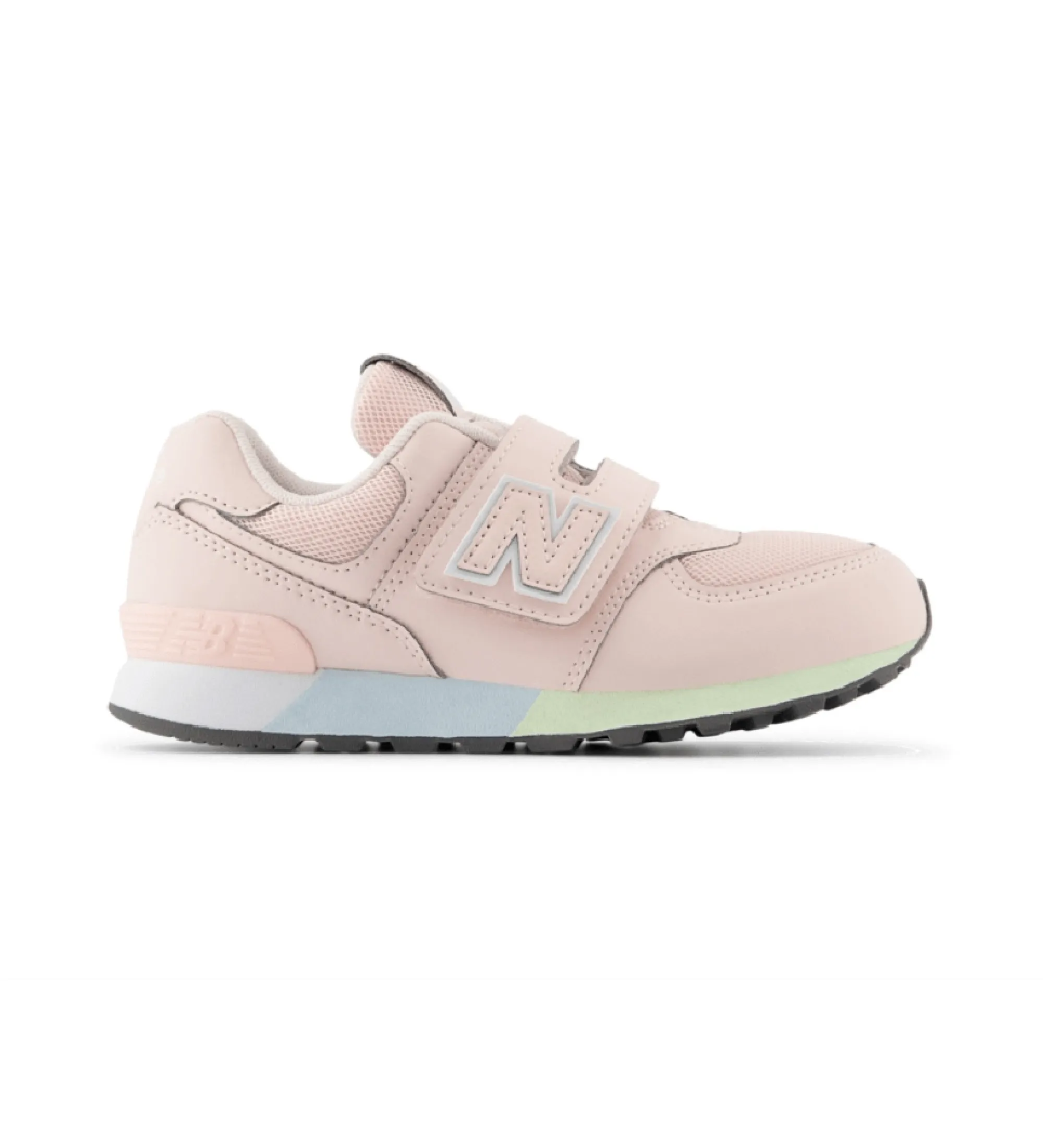 Zapatillas de Piel 574 Core Hook & Loop rosa