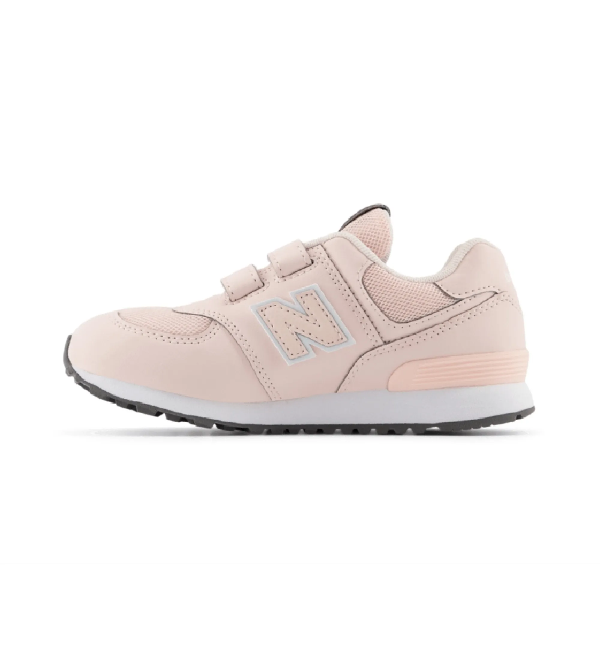 Zapatillas de Piel 574 Core Hook & Loop rosa