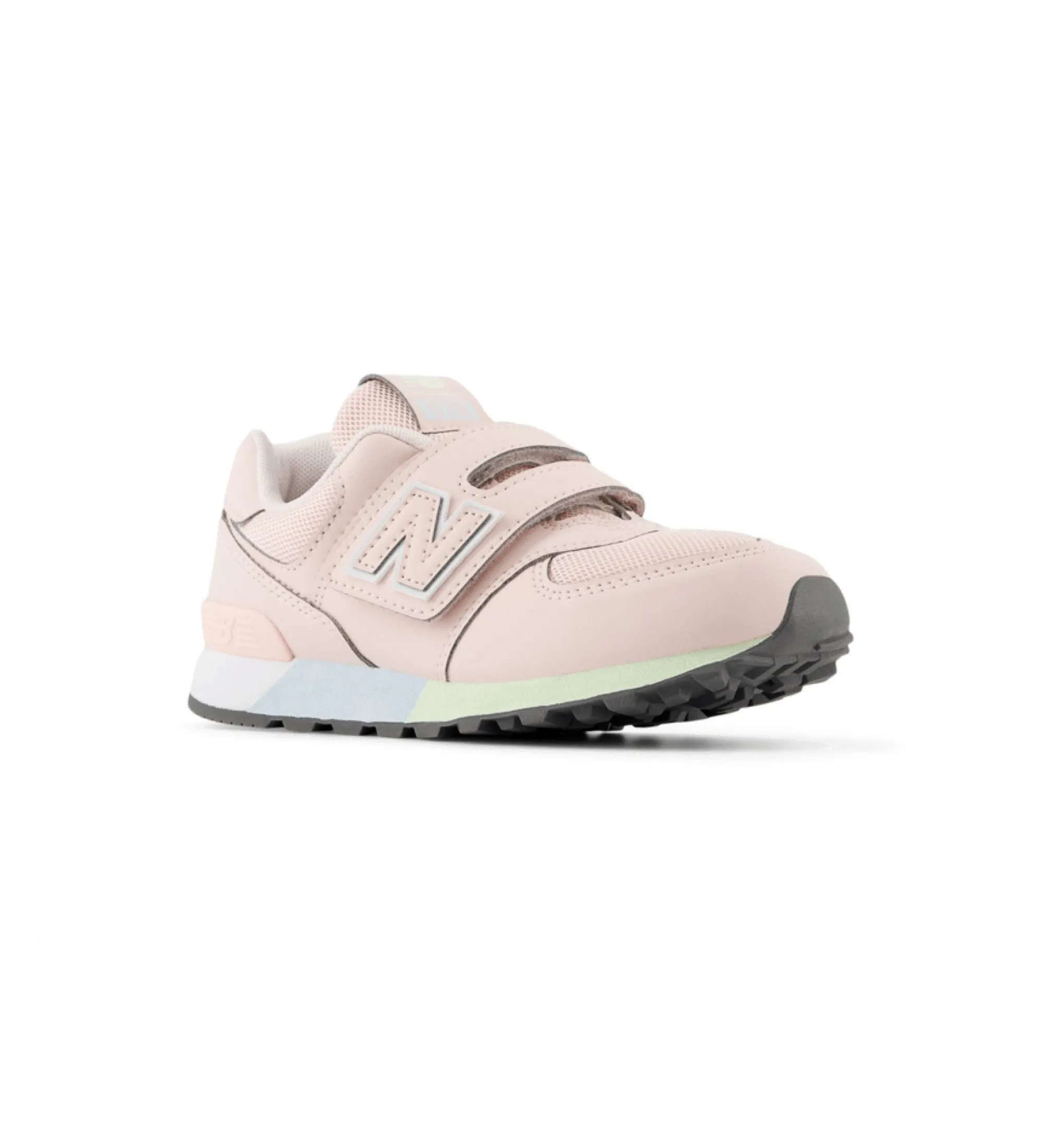 Zapatillas de Piel 574 Core Hook & Loop rosa
