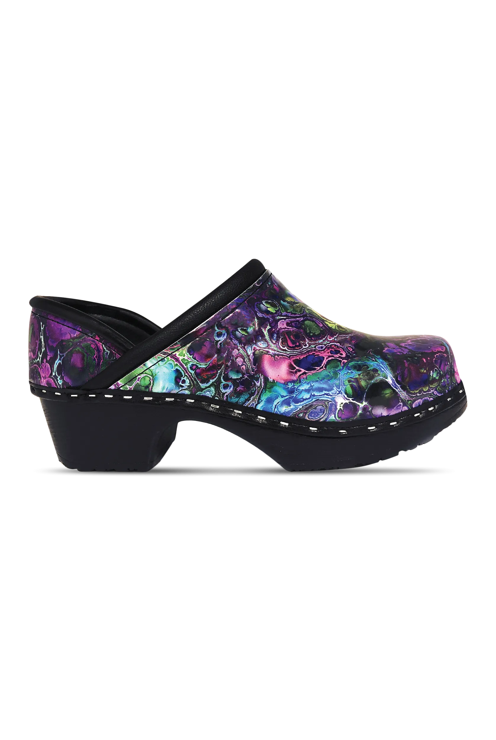 ZUECOS DE ENFERMER&IACUTE;A C AND C SWEDEN MARBLEOUS CON TAL&OACUTE;N CERRADO PARA MUJER